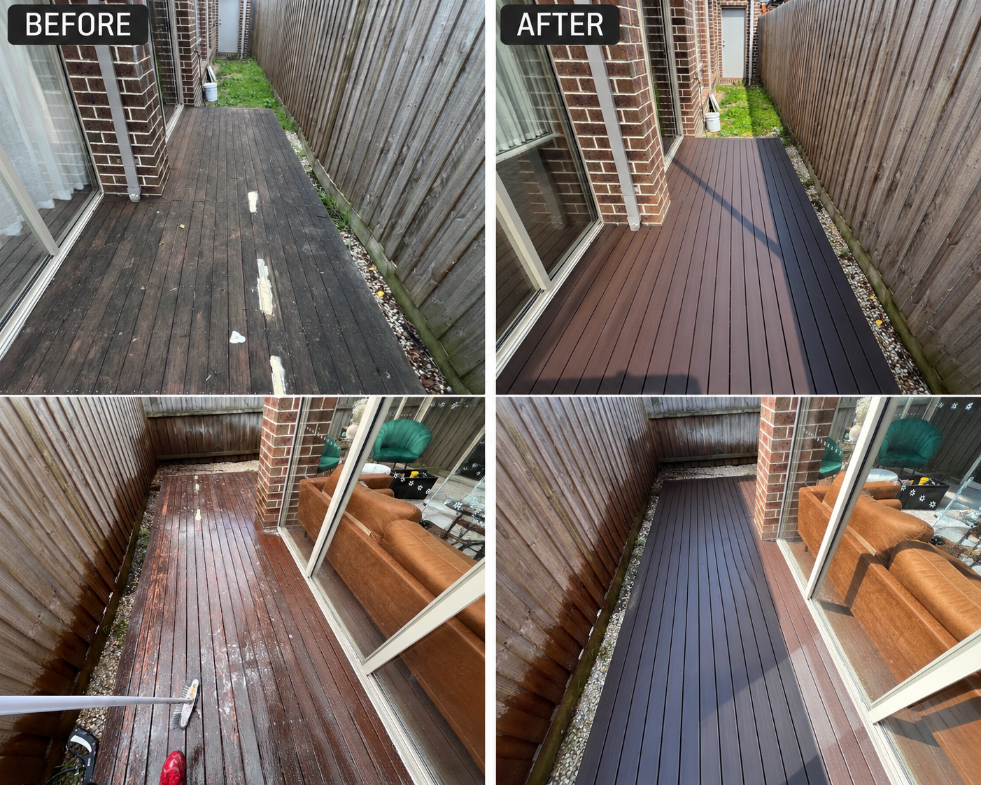 Before & After Deck Restoration